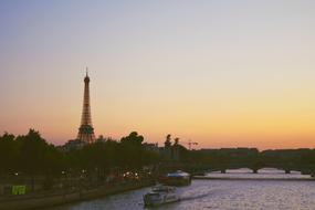 Sunset Purple Paris