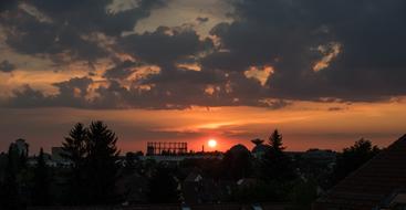 Sunset Evening Sky Abendstimmung