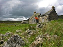 Scotland Cottage House landscape