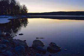 Lake Sunset Rock
