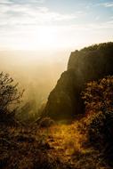 Landscape of Red Rock at autumn