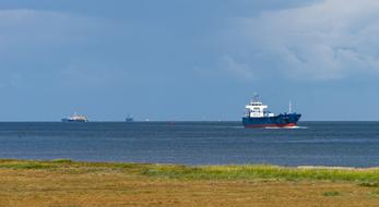 a tanker sailing in the North Sea
