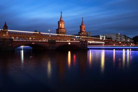 Berlin Germany Oberbaum Bridge