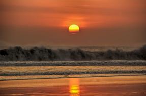 Sunset Bali Beach