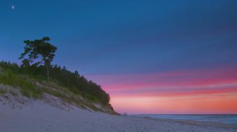 Sunset Beach The Baltic Sea