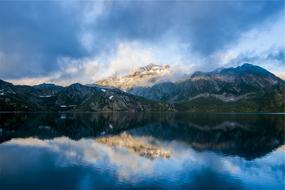 Mountains Lake Reflection