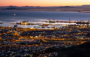 Table Bay Harbour Cape Town Dawn