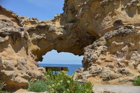 Nature Seashore rock