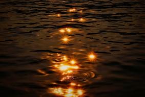 Sunset Reflection Evening