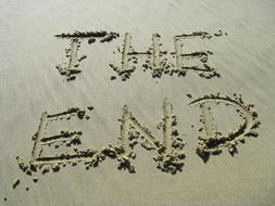 The End Sand text