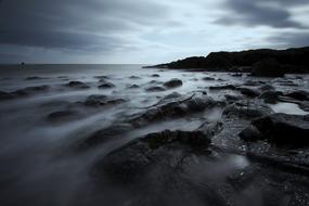 Rocks Sea Long Exposure