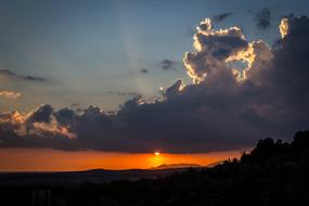 Sunset Dawn sky landscape