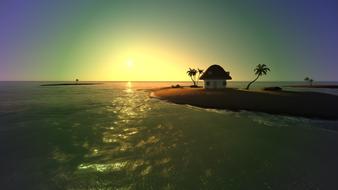 Water Sunset Beach