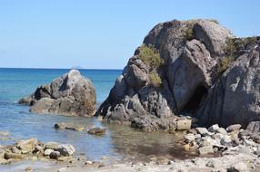 Rocky Sea beach nature