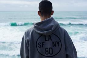Man On Beach Ocean