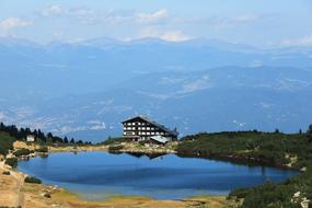 Lake Mountains Landscape