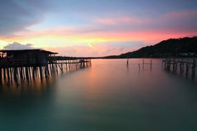 Beach Clouds Dawn