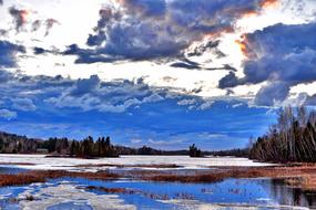 Sunset Evening in canada