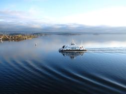 Ferry Norway Wave