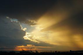dark Sky clouds at Sunset