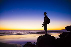 Beach Man Ocean