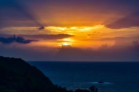 Sunset Ocean Water
