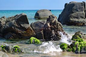 Rock Beach Sea