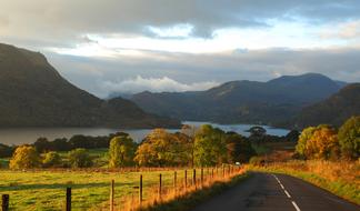 landscape of Lake District Kendal