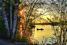 Boat Landscape Nature