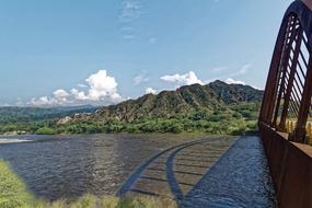 Colombia Rio Magdalena Bridge