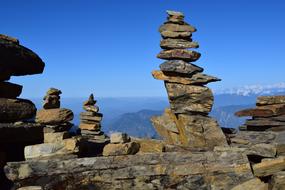 Rock Stones stack Balance