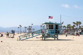 Beach Lifeguard Tower Los Angeles