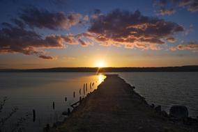 Sunrise Bridge Water