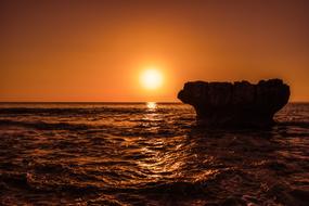 Sunset Sea Sun