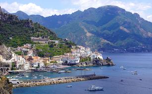 Italy Sea Landscape Amalfi
