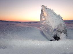 Baikal Lake Ice