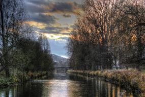 River Diemel North Rhine landscape