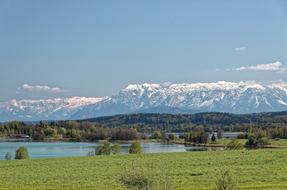 Germany Waginger See Alpine