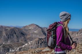 People Girl Hiking