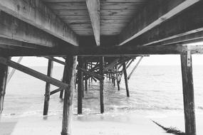 Wood Dock Pier