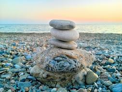 Beach Balance Stones