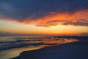 Sunset Coastline Beach