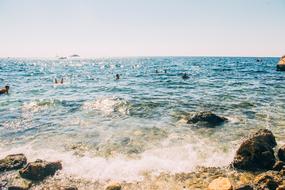 Beach Sand Rocks