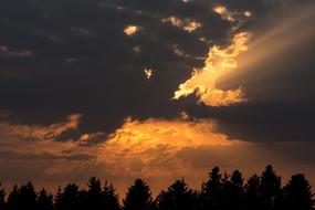 After The Thunderstorm Sunset