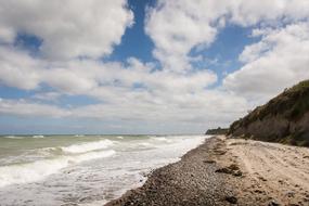 Baltic Sea Beach Cliff