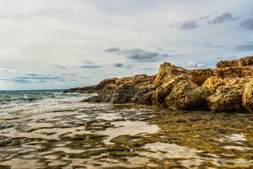 Coast Rocky Sea