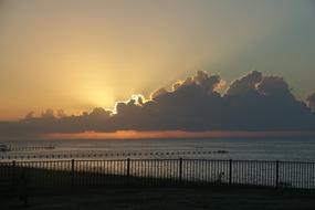 Sunset Clouds Bay