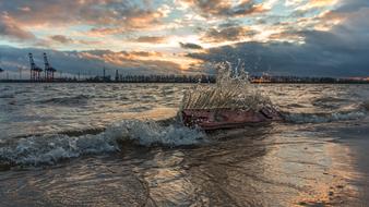 Waters Sea Beach in Hamburg