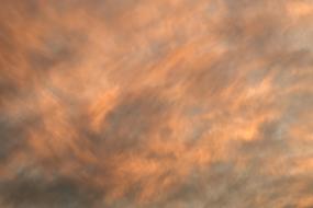 The Background Clouds Orange