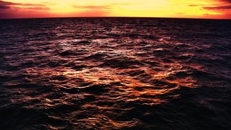 Ocean Sunset Sea